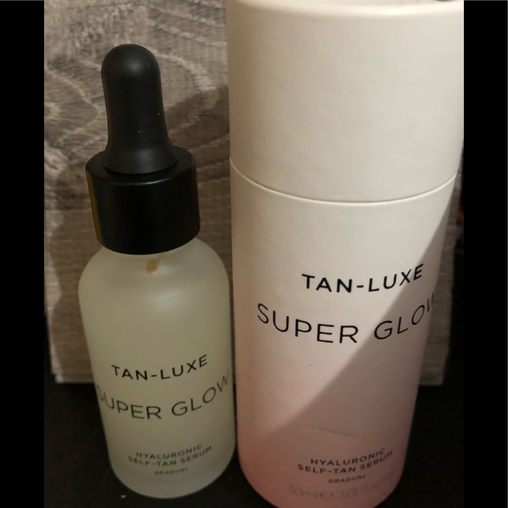 TAN-LUXE HYALURONIC SELF-TAN SERUM Vegan Sunless tan. Used Once